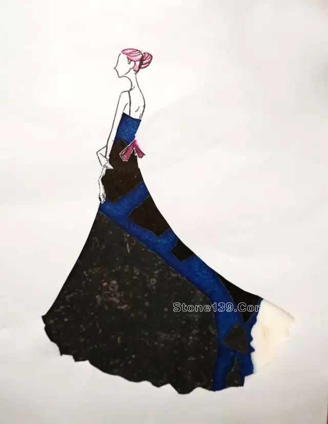 石材姑娘-這樣的裙子給我來(lái)一打 大理石紋理的裙子